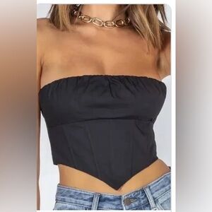 Princess Polly black bustier